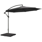Round Cantilever Parasol 3m with 360° Rotation for Gardens, Terraces & Outdoor Seating