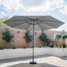 Round Tilting 3m Parasol – Durable Outdoor Shade with Smooth Crank & Adjustable Tilt