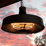 Hanging Patio Heater with LED Light & Remote Control – 2000W Electric Outdoor Heater