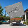 Patioslife Aegis Signature Series Rotating Cantilever Patio Umbrella with Adjustable Tilt for Garden & Poolside