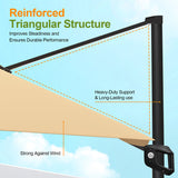 Patioslife Aegis Pro™ Cantilever Parasol with LED Lights, Reinforced & Powder-Coated Aluminium Ribs and Pole — Perfect for Garden & Patio